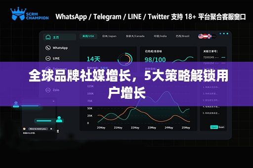  全球品牌社媒增长，5大策略解锁用户增长
