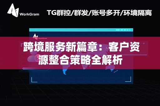  跨境服务新篇章：客户资源整合策略全解析