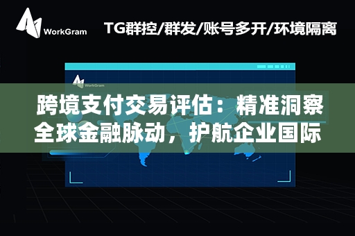  跨境支付交易评估：精准洞察全球金融脉动，护航企业国际贸易安全