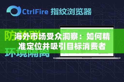 海外市场受众洞察：如何精准定位并吸引目标消费者