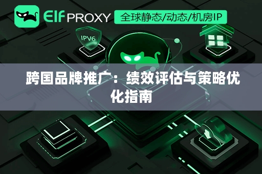  跨国品牌推广：绩效评估与策略优化指南