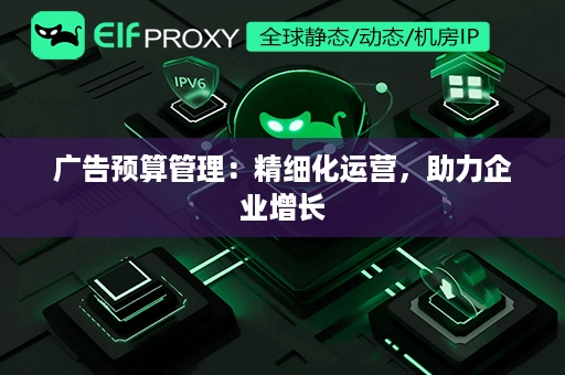 广告预算管理：精细化运营，助力企业增长