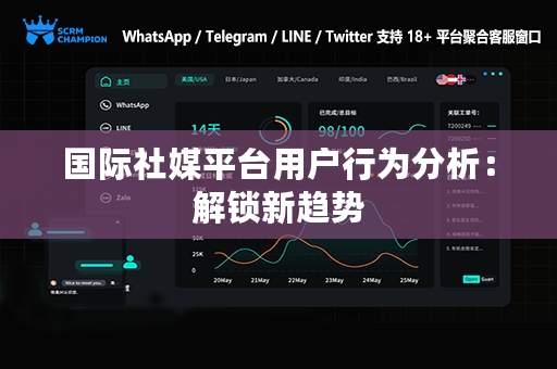 国际社媒平台用户行为分析：解锁新趋势