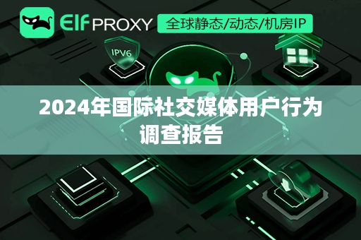 2024年国际社交媒体用户行为调查报告