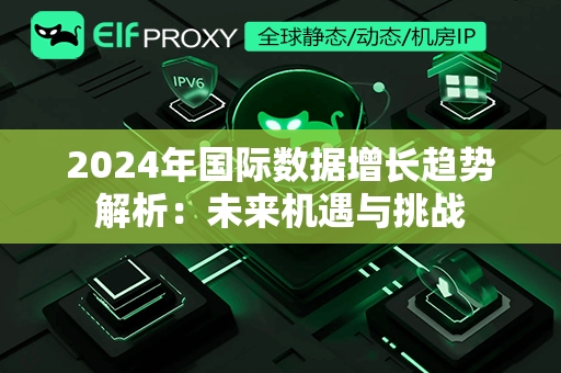 2024年国际数据增长趋势解析：未来机遇与挑战