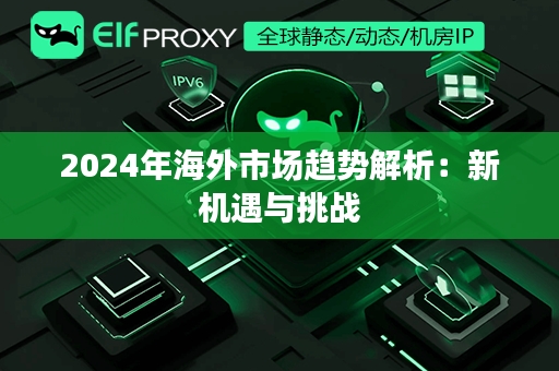 2024年海外市场趋势解析：新机遇与挑战