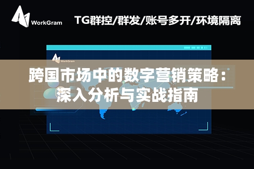 跨国市场中的数字营销策略：深入分析与实战指南