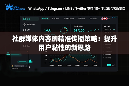 社群媒体内容的精准传播策略：提升用户黏性的新思路