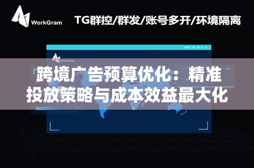  跨境广告预算优化：精准投放策略与成本效益最大化指南