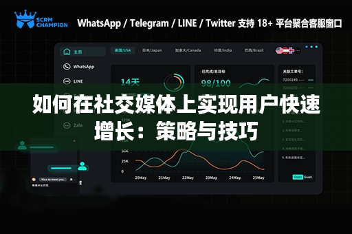 如何在社交媒体上实现用户快速增长：策略与技巧