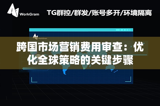 跨国市场营销费用审查：优化全球策略的关键步骤