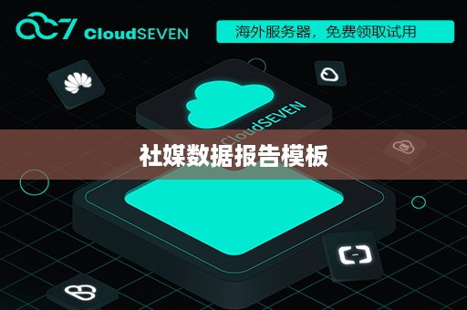 社媒数据报告模板