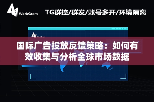 国际广告投放反馈策略：如何有效收集与分析全球市场数据