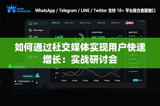 如何通过社交媒体实现用户快速增长：实战研讨会