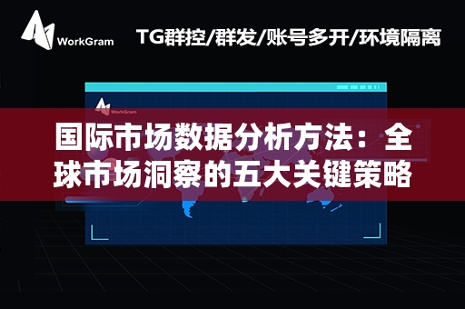 国际市场数据分析方法：全球市场洞察的五大关键策略