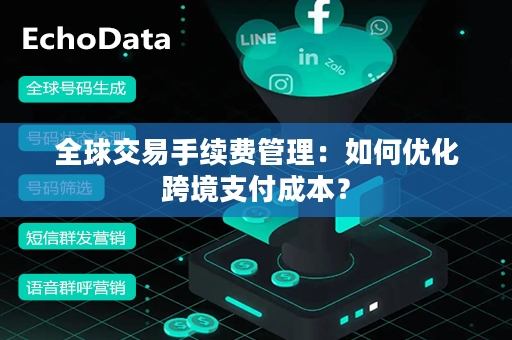 全球交易手续费管理：如何优化跨境支付成本？