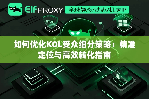 如何优化KOL受众细分策略：精准定位与高效转化指南