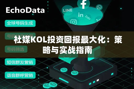  社媒KOL投资回报最大化：策略与实战指南