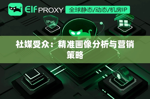 社媒受众：精准画像分析与营销策略