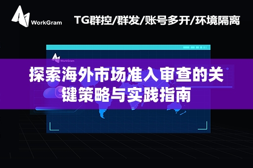 探索海外市场准入审查的关键策略与实践指南