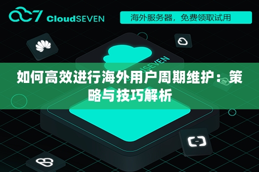 如何高效进行海外用户周期维护：策略与技巧解析