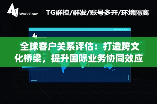  全球客户关系评估：打造跨文化桥梁，提升国际业务协同效应