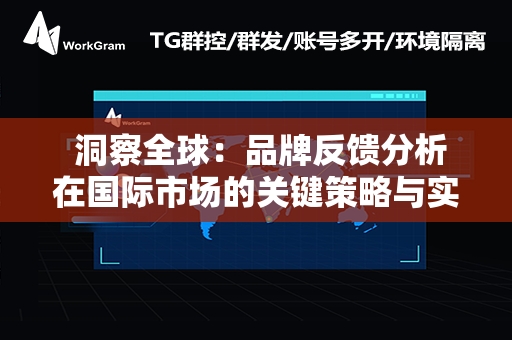  洞察全球：品牌反馈分析在国际市场的关键策略与实践