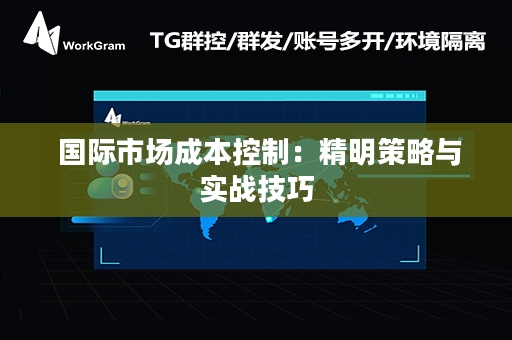  国际市场成本控制：精明策略与实战技巧