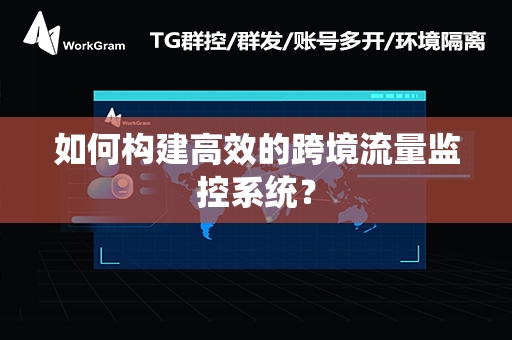 如何构建高效的跨境流量监控系统？