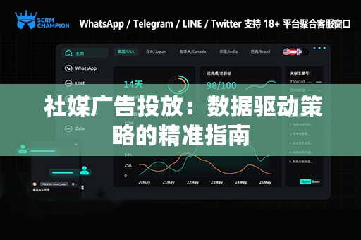  社媒广告投放：数据驱动策略的精准指南