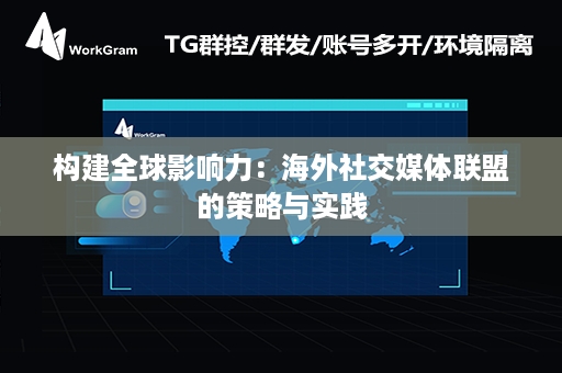 构建全球影响力：海外社交媒体联盟的策略与实践