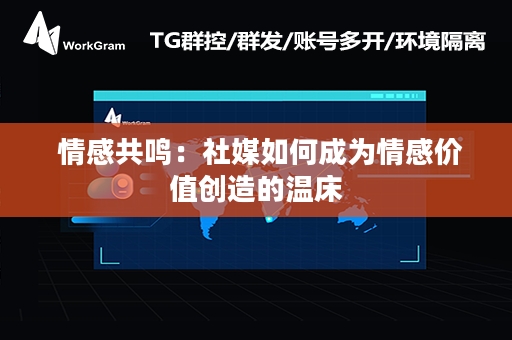  情感共鸣：社媒如何成为情感价值创造的温床